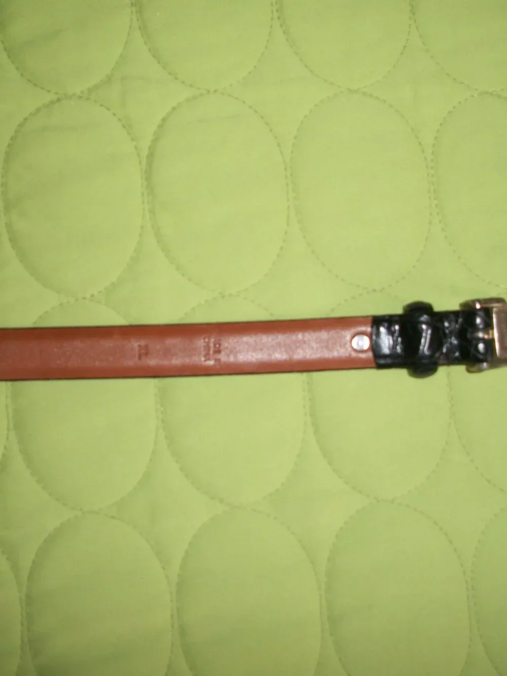 Ralph Lauren Black Leather Belt Size XL